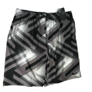 Mens Nike Swim Trunks New, Size XL, Black White